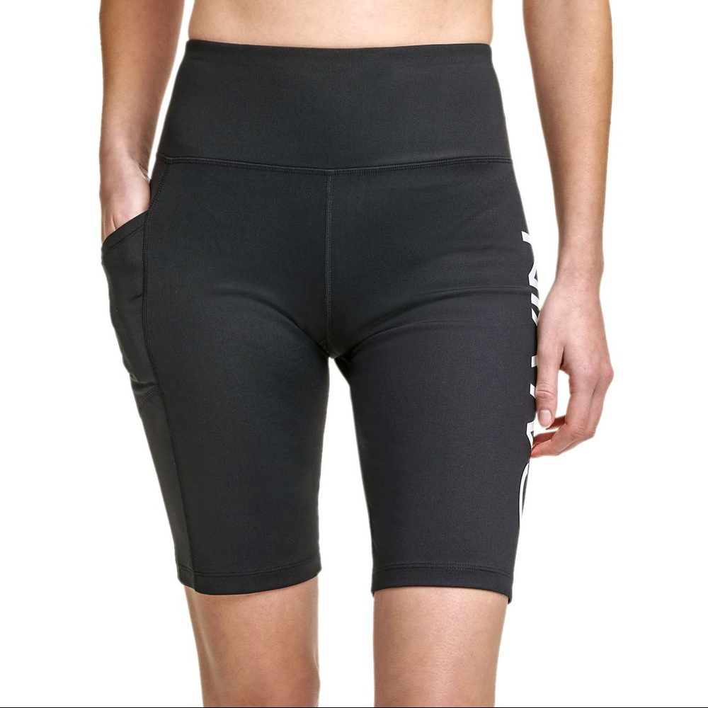 Black Calvin Klein biker shorts, XL